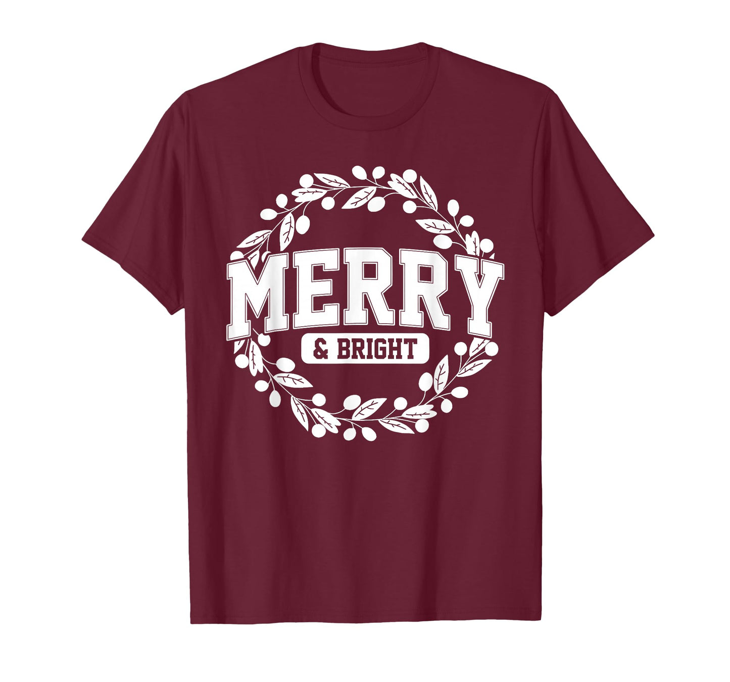 Merry and Bright Moody and Uptight Christmas Couple Matching T-Shirt