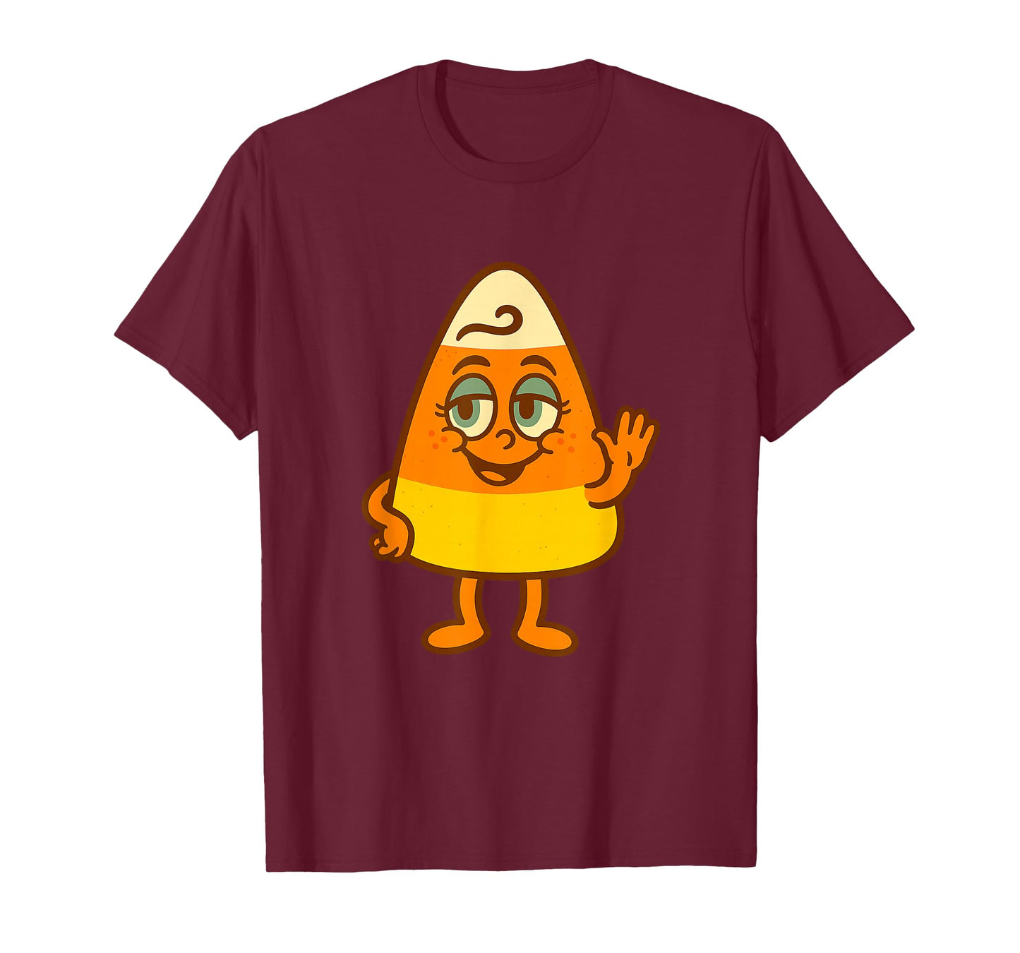Halloween Costume Retro 70s Candy Corn T-Shirt
