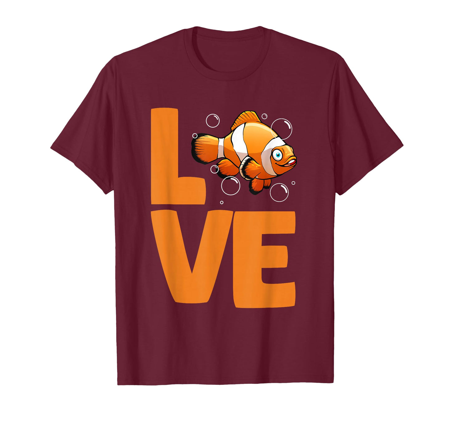 Cute Clownfish Art for Men Women Clown Fish Lovers Clownfish T-Shirt