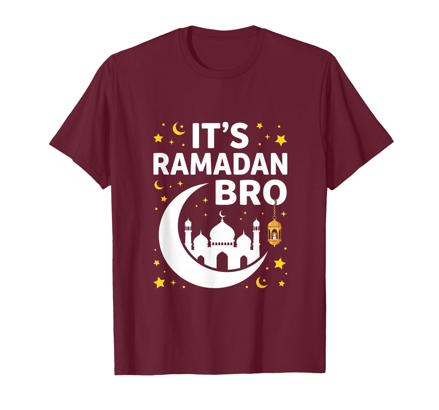 It's Ramadan Bro Muslim Islamic Pajama Mubarak Eid Kareem T-Shirt