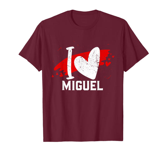 I Love Miguel T-Shirt I Heart Miguel T-Shirt