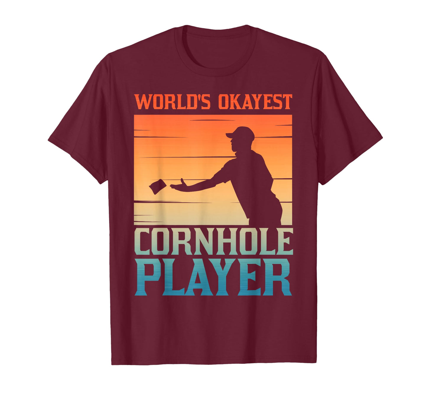 Cool Cornhole Design for Men Women Corn Hole Cornhole Player T-Shirt