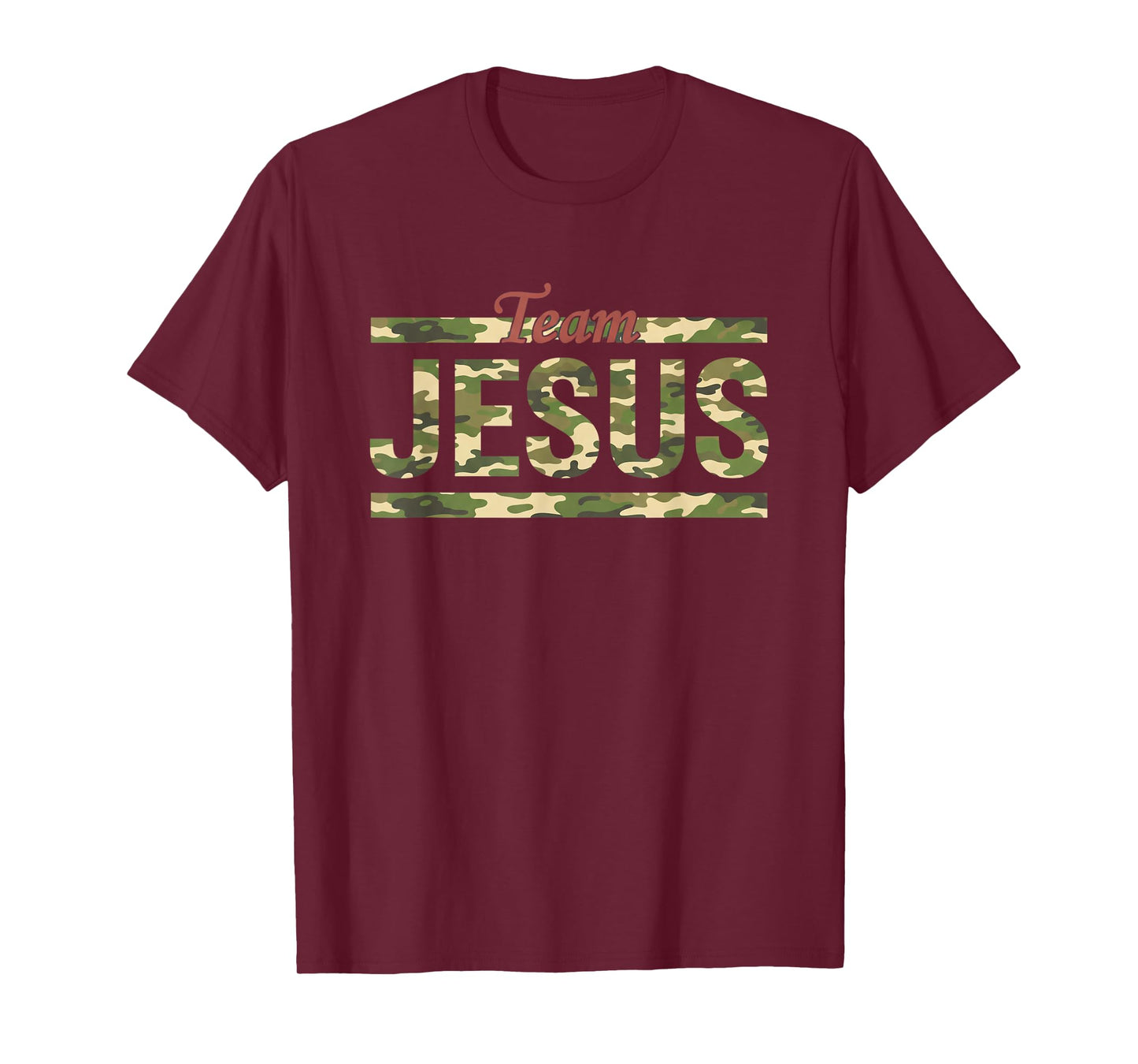 Christian - Team Jesus Camo Faith Squad T-Shirt