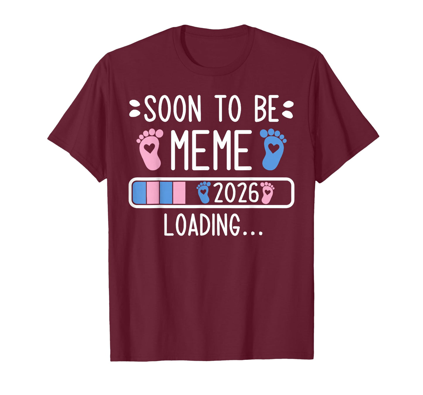 Soon to Be Meme Est 2026 Loading Pregnancy Announcement T-Shirt