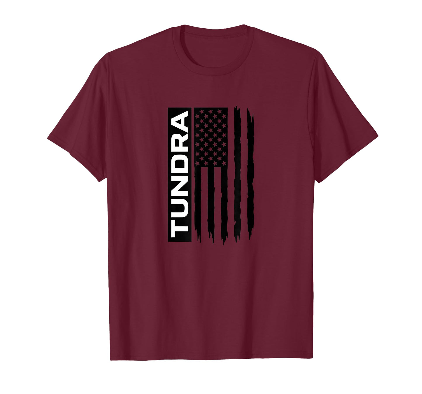 USA Tundra Vertical Flag - Rugged Stars & Stripes Patriotic T-Shirt