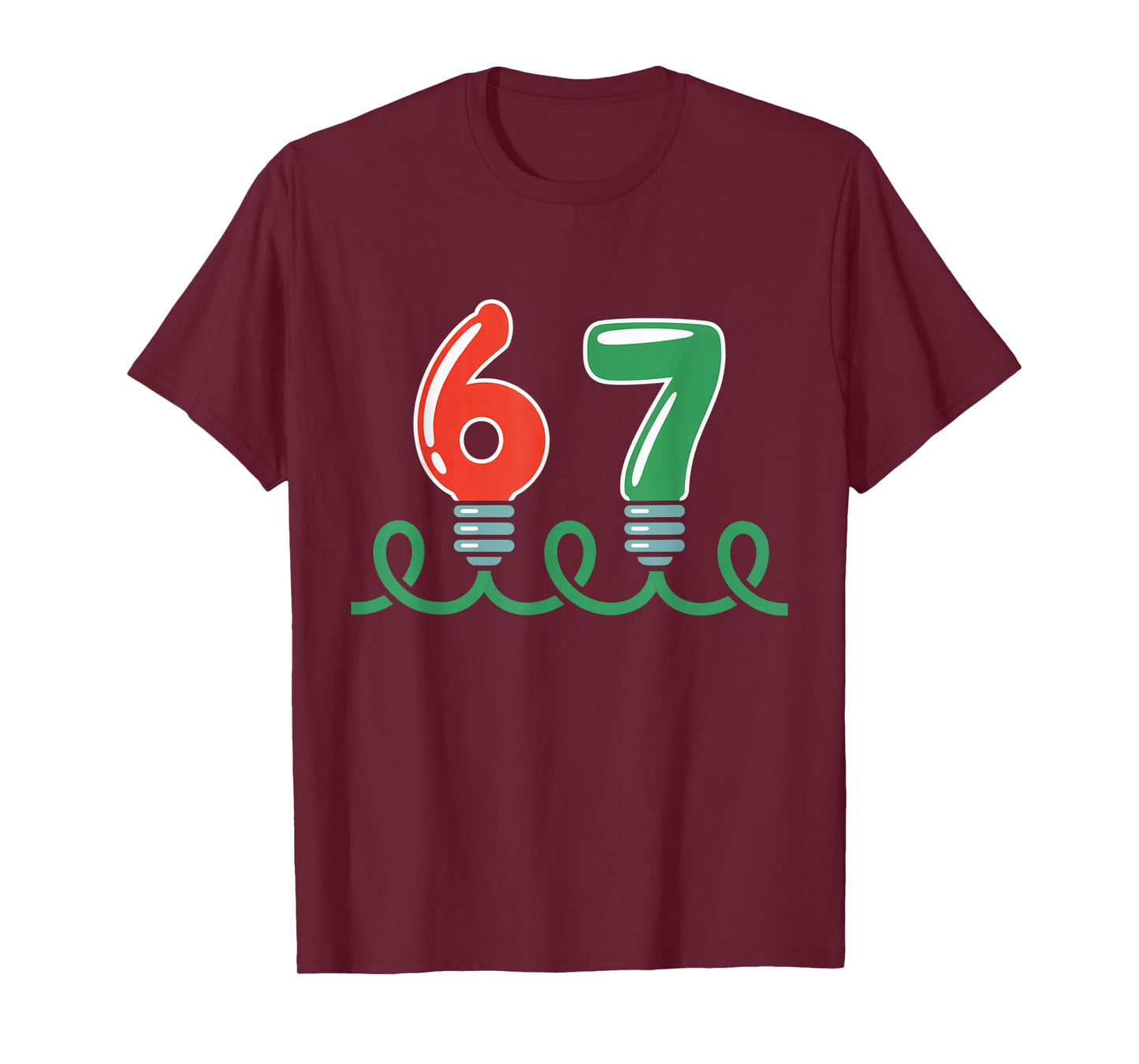 Funny 67 Christmas Shirt 67 Christmas Lights 67 Shirt Kids T-Shirt