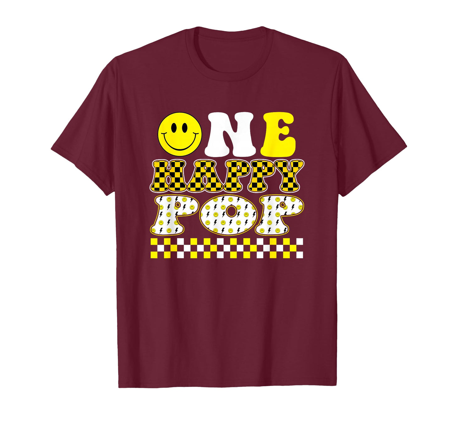 One Happy Dude Pop 1st Birthday Family Matching T-Shirt