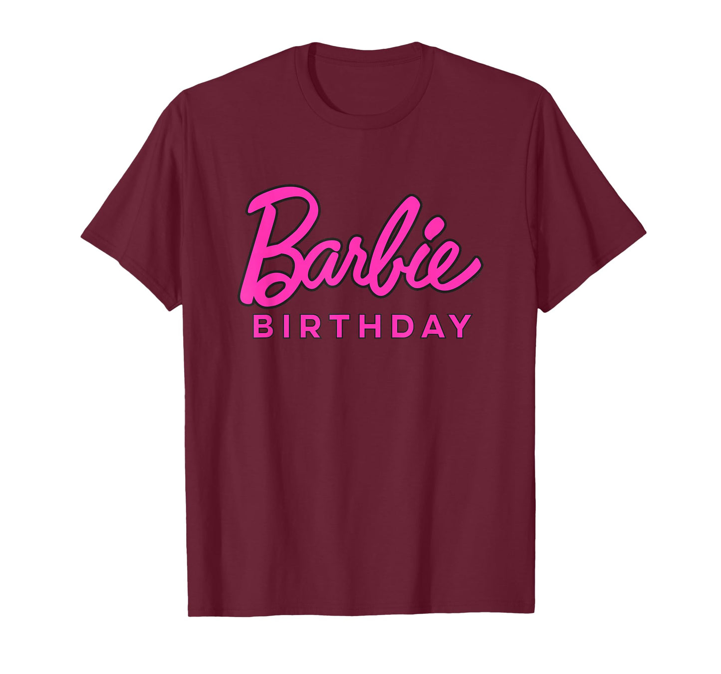 Barbie Birthday Pink Logo T-Shirt
