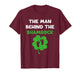 The Man Behind The Shamrock Pregnancy St Patrick’s Day T-Shirt