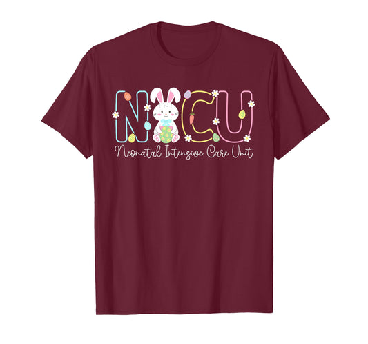 NICU Easter Bunny Neonatal Intensive Care Unit Easter Day T-Shirt