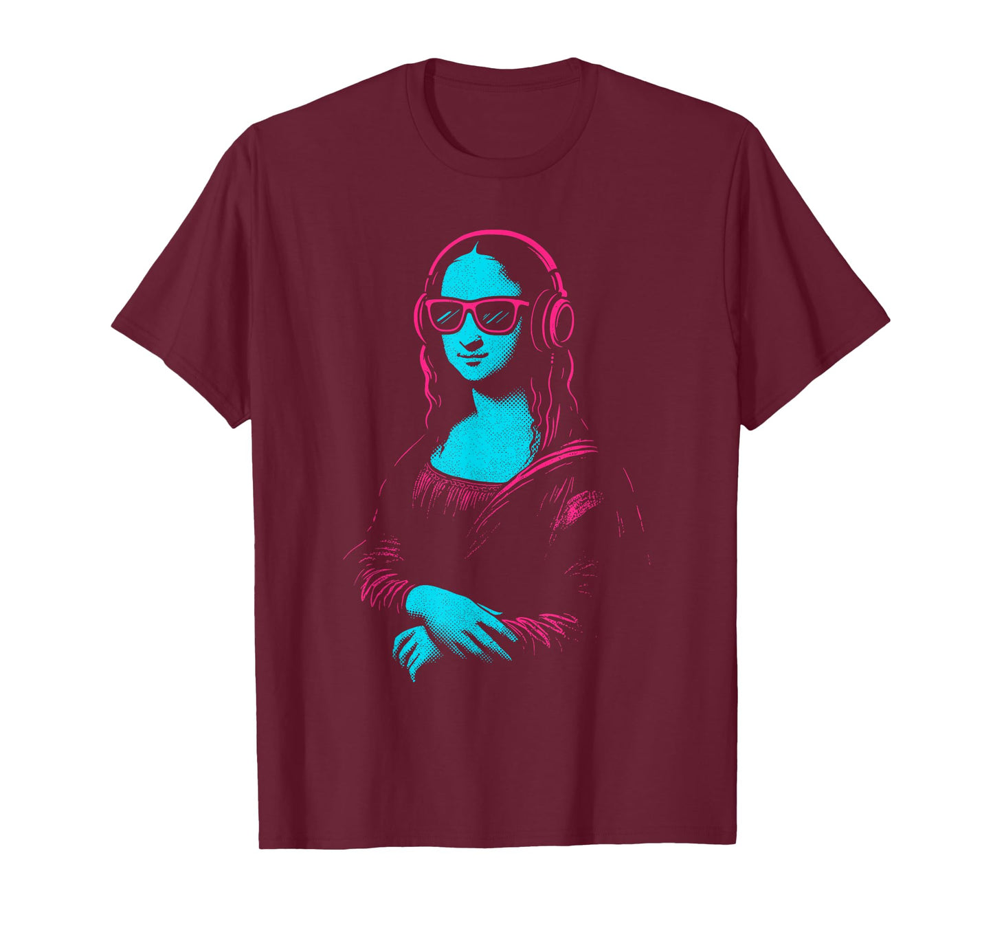 Y2K Art Men Women Kids Funny Mona Lisa T-Shirt