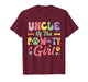 Uncle of The Birthday Paw-ty Girl Dog Theme Family Party T-Shirt