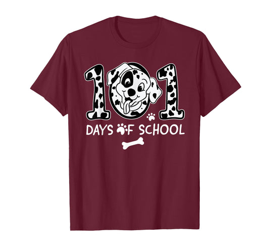 100 Days of School Teacher Student Kids Groovy Funny Dogs T-Shirt
