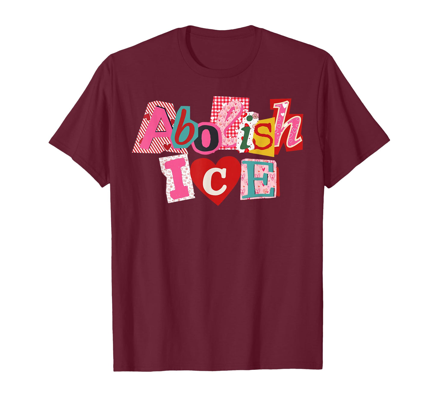 Valentine's Day Abolish Ice Men Women T-Shirt
