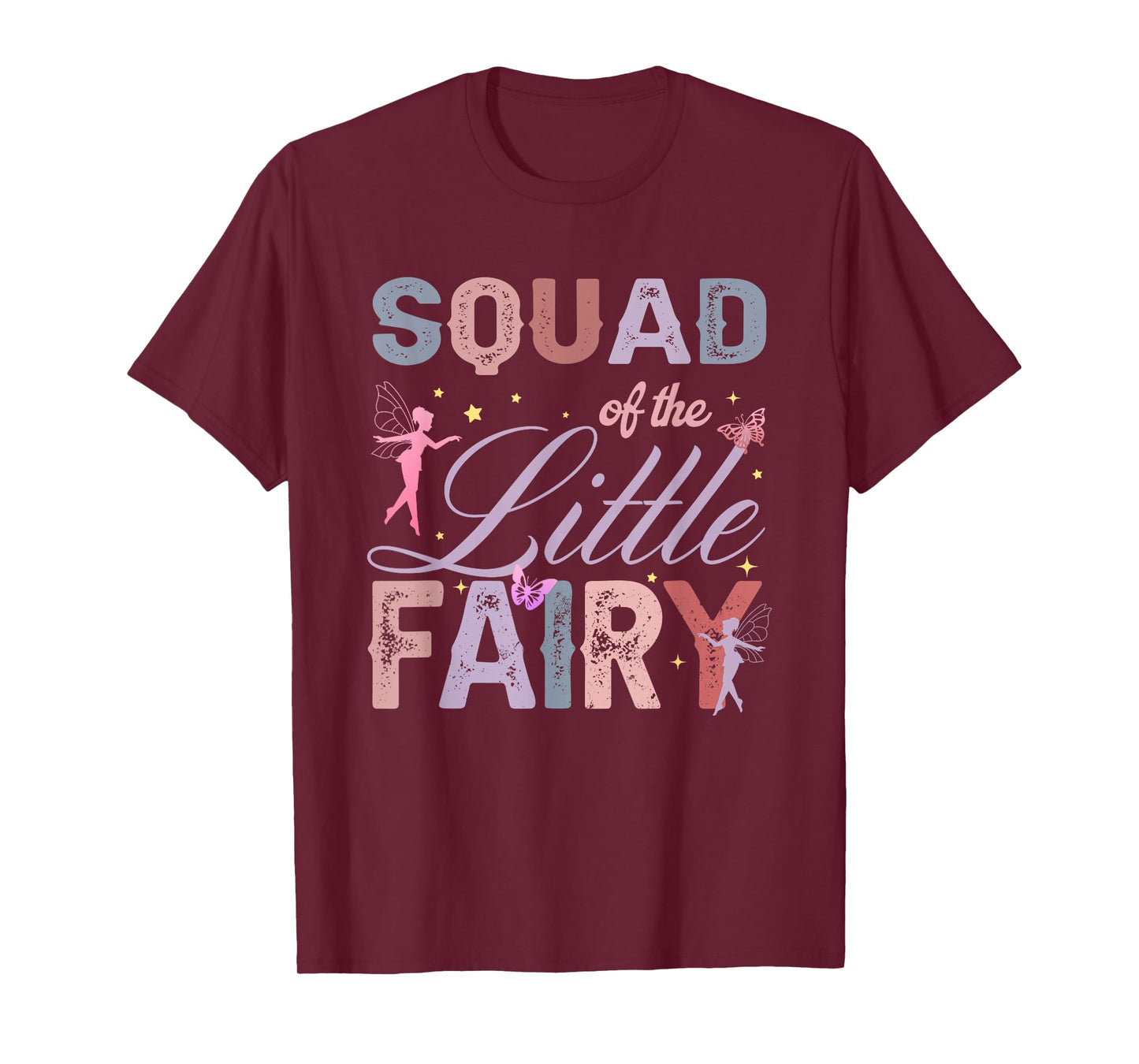 Squad of The Little Fairy 1St Birthday Girl Fairytale T-Shirt