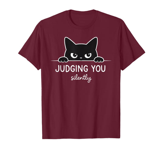 Cat Judging You Silently T-Shirt