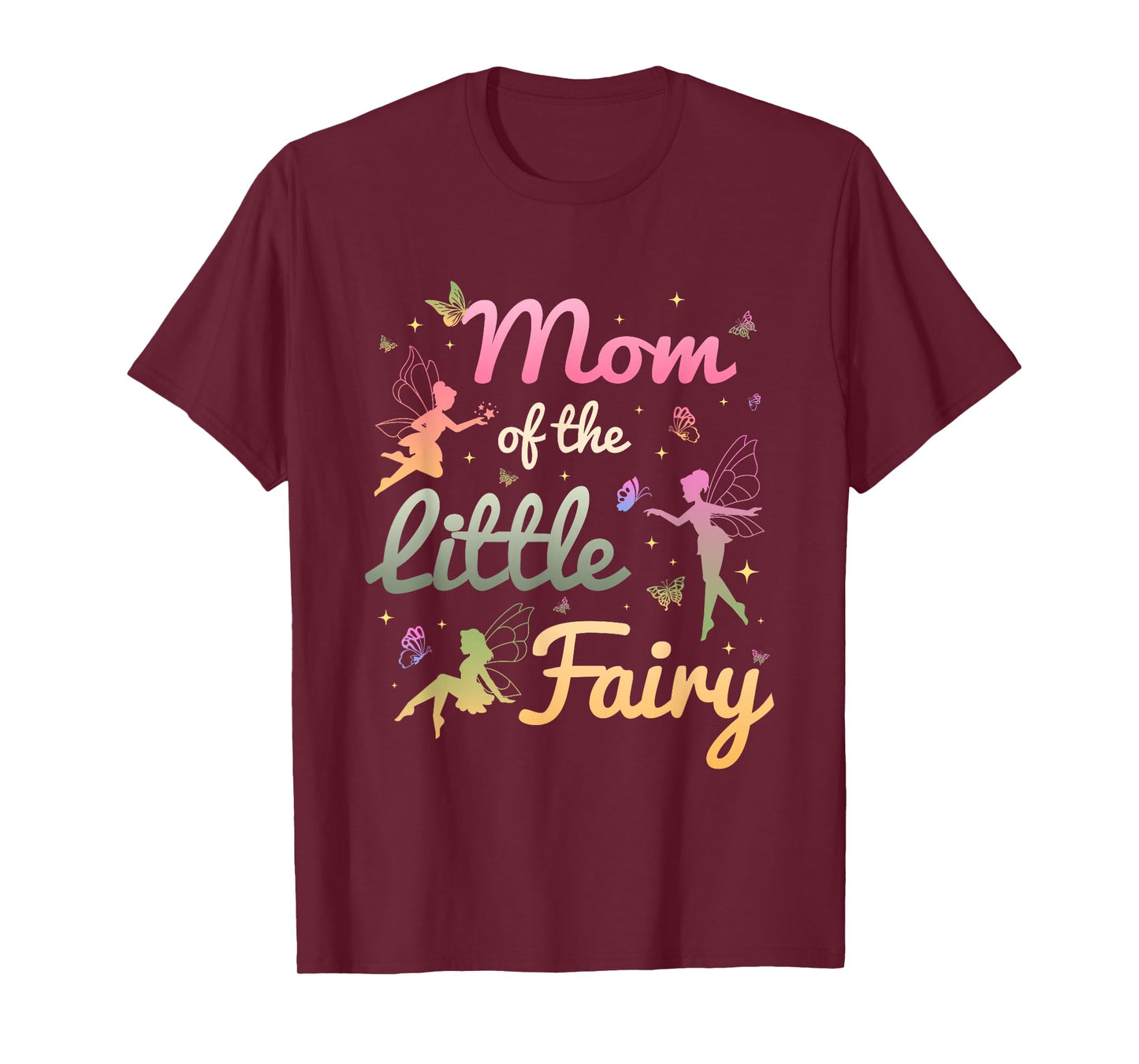 Mom of The Little Fairy 1St Birthday Girl Fairytale T-Shirt