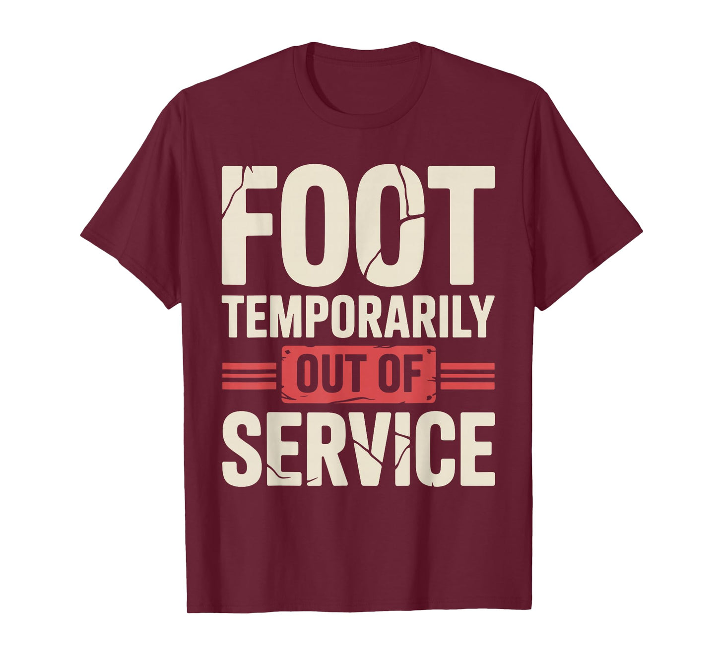 Funny Foot Surgery Art for Men Women Foot Surgery Recovery T-Shirt