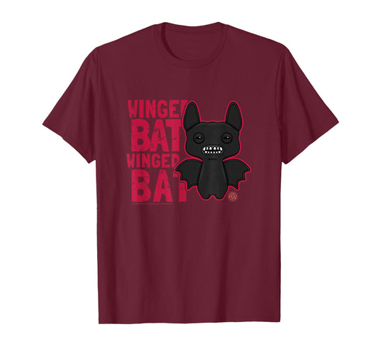 Fuggler Winged Bat Black Monster Text T-Shirt