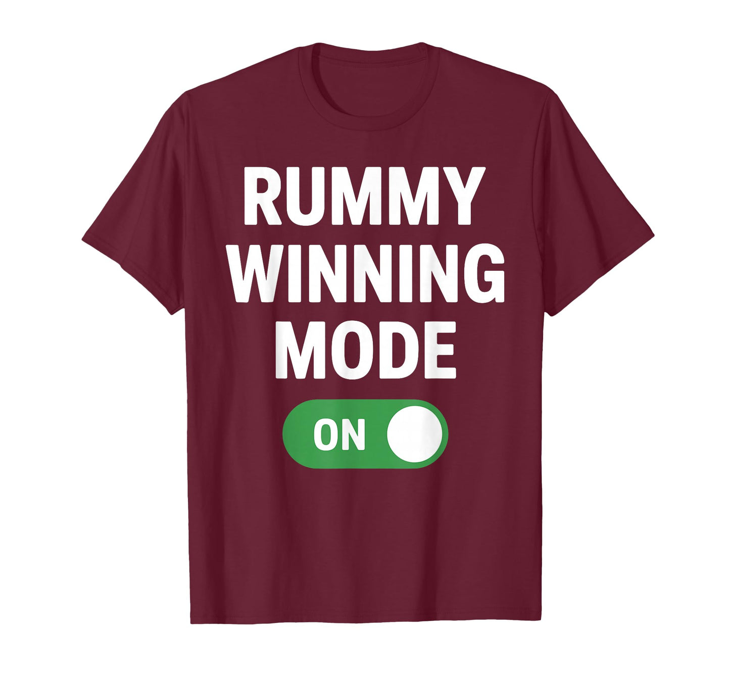 Cool Rummy Design for Men Women Card Game Gin Rummy Lovers T-Shirt