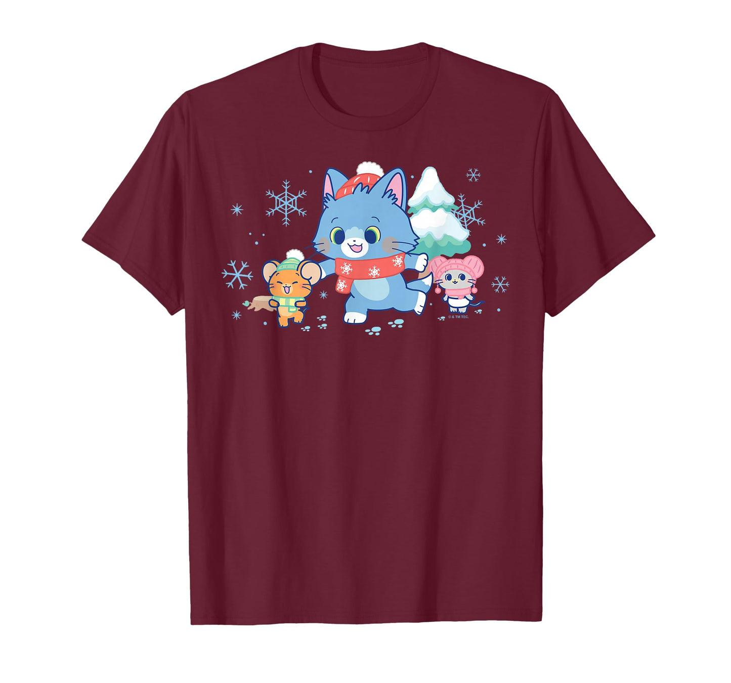 Christmas Winter Fun Group Shot T-Shirt