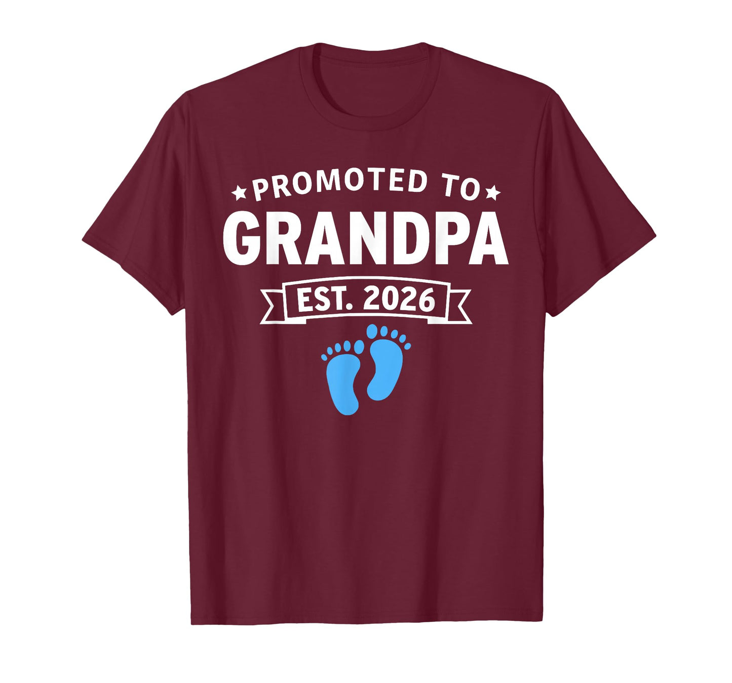 Promoted to Be Grandpa 2026 Loading Pregnancy Announcement T-Shirt