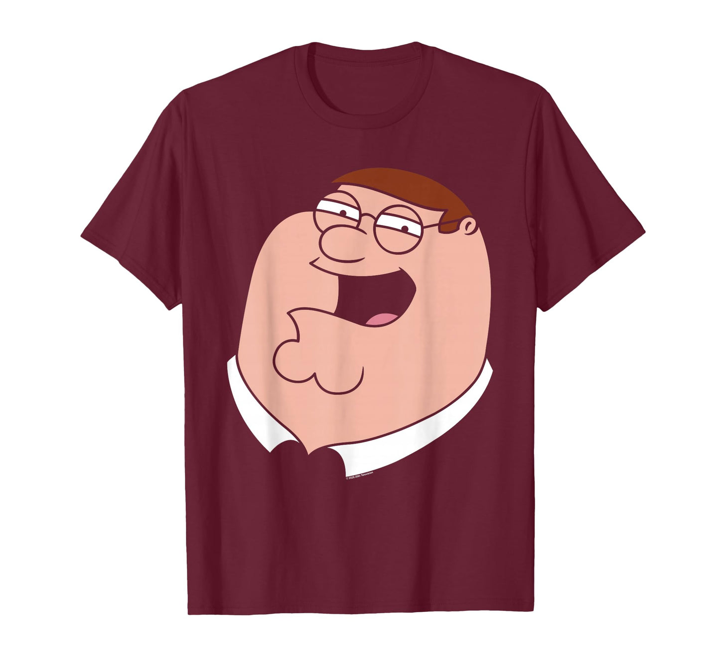 Family Guy Peter Griffin Oversized Portrait Funny Cartoon T-Shirt