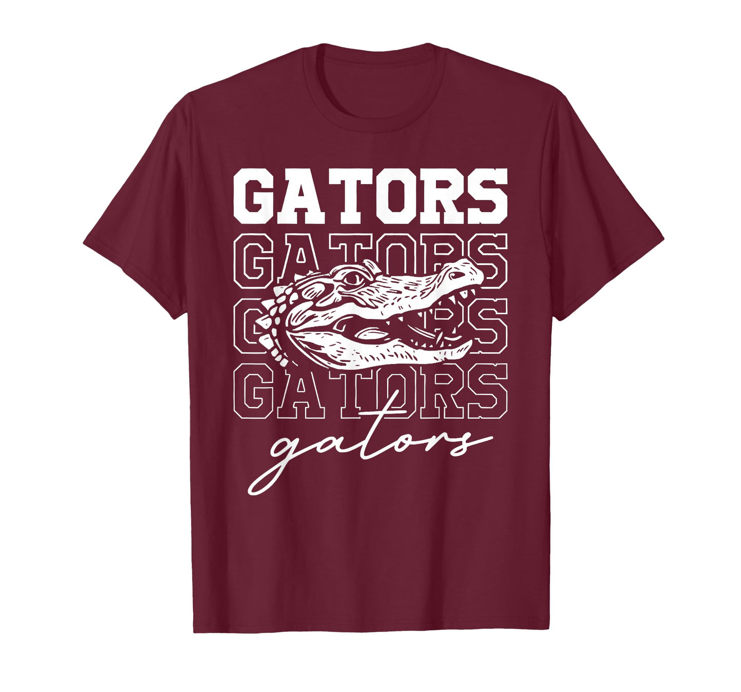 Funny Gators School Spirit Fan Team Gator Back to School T-Shirt