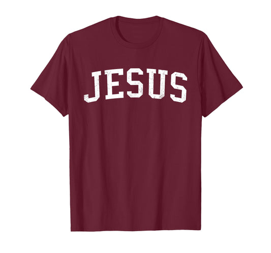 Jesus Christ Varsity Religious Christian Faith T-Shirt