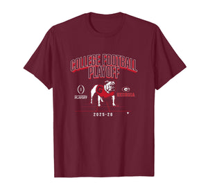 Georgia Bulldogs College Football Playoff Mascot 2025 T-Shirt