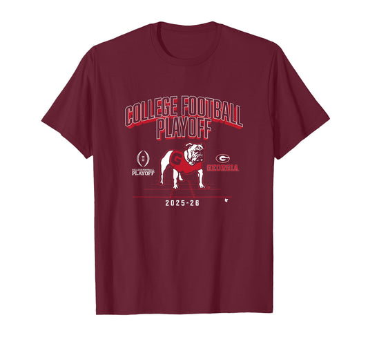 Georgia Bulldogs College Football Playoff Mascot 2025 T-Shirt