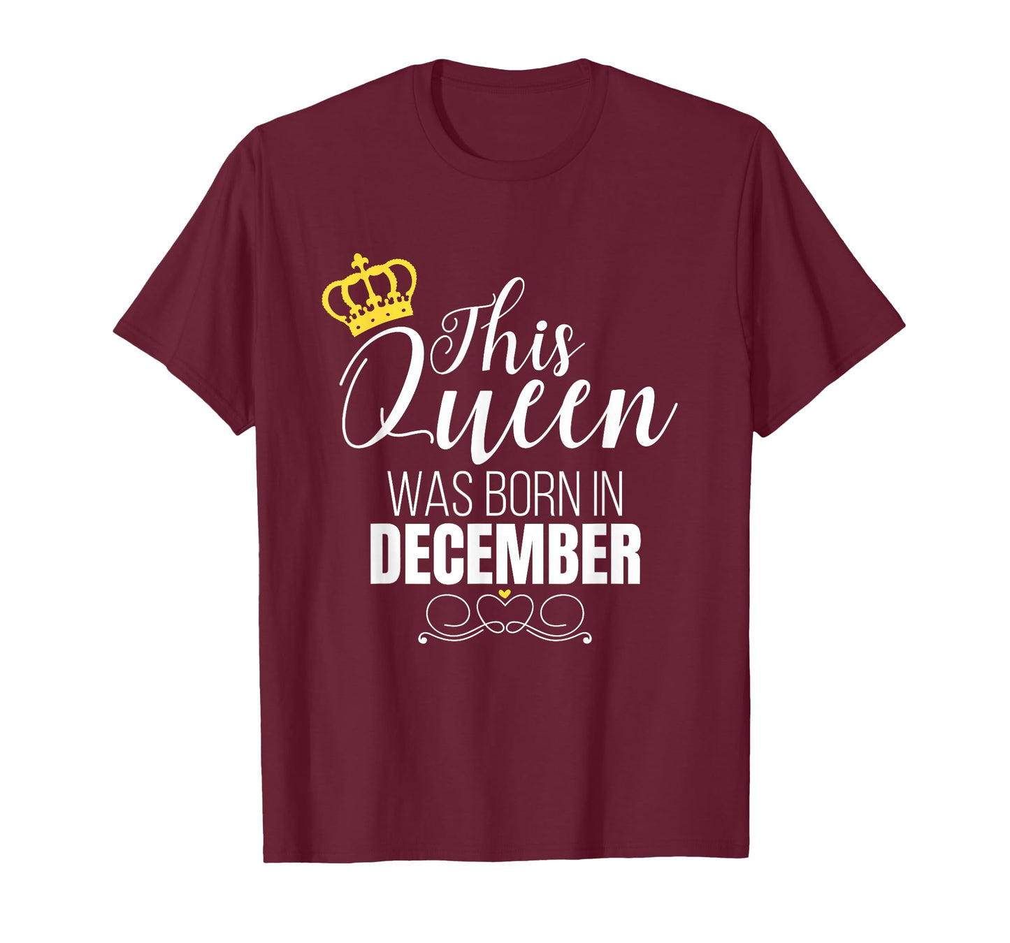 This Queen was Born in December Birthday Queen T-Shirt