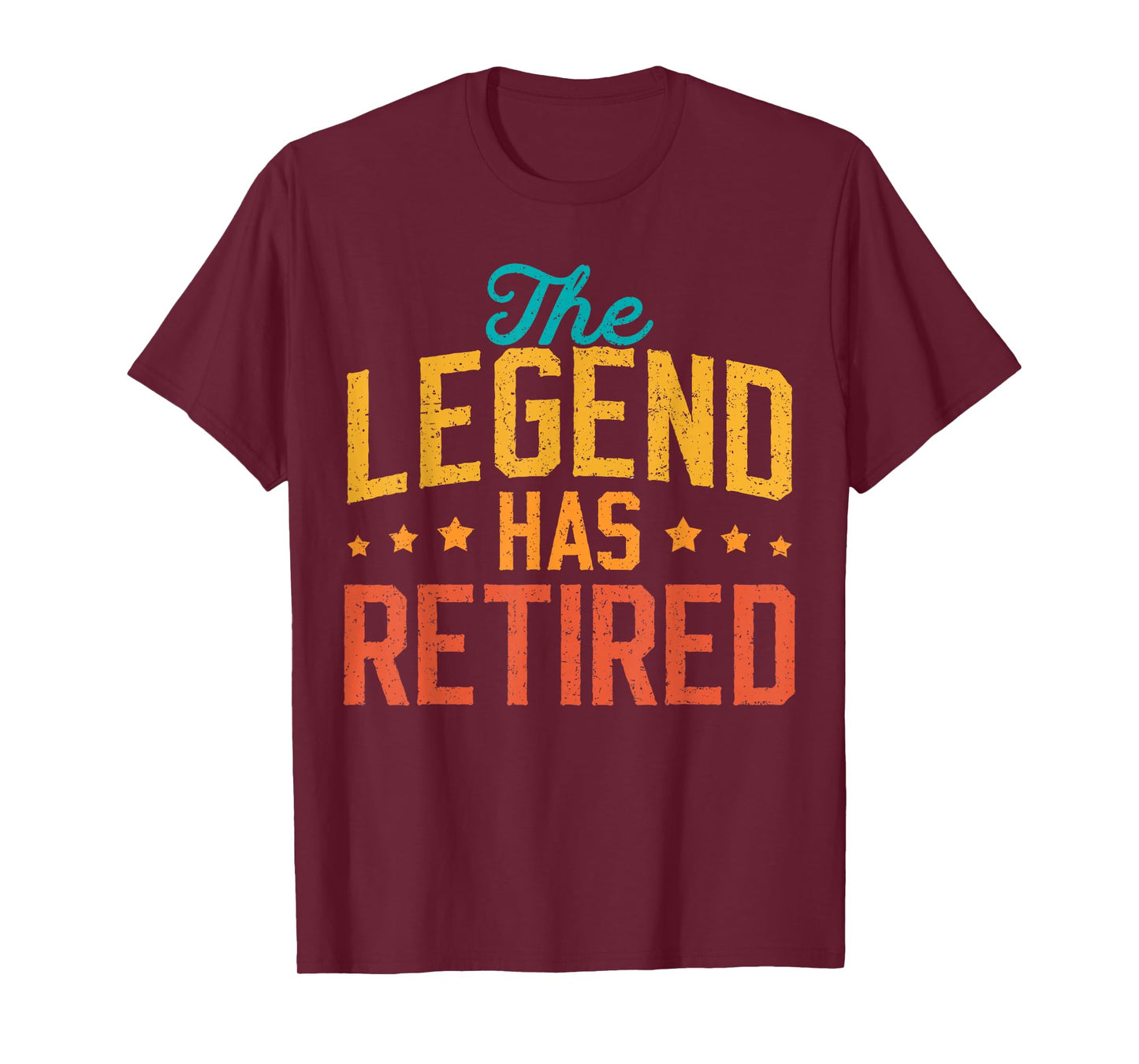 Funny Dad Grandpa Retirement The Legend Has Retired 2025 Men T-Shirt