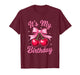 It's My Birthday Coquette Bow Cherry Birthday Girls Women T-Shirt