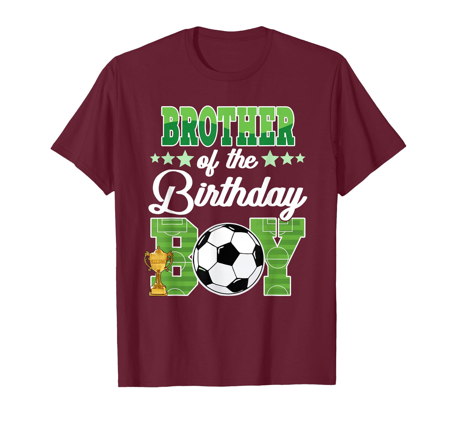 Soccer Brother Birthday Boy Party Soccer Family Matching T-Shirt