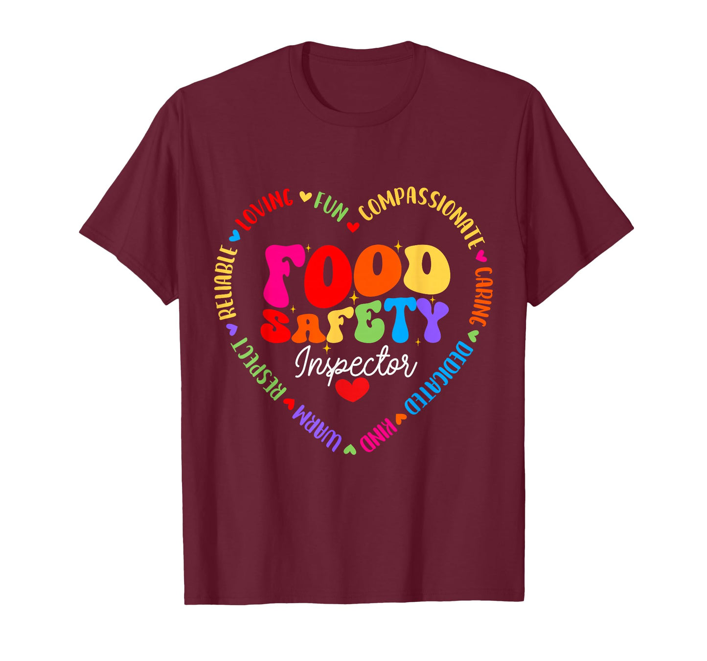 Food Safety Inspector Cafeteria Team Helper School Admin T-Shirt