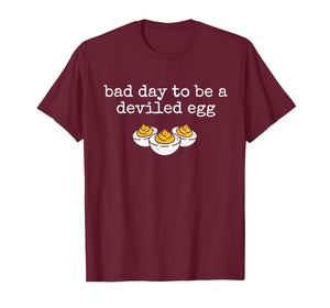 Funny Bad Day to Be a Deviled Egg Retro Thanksgiving Dinner T-Shirt