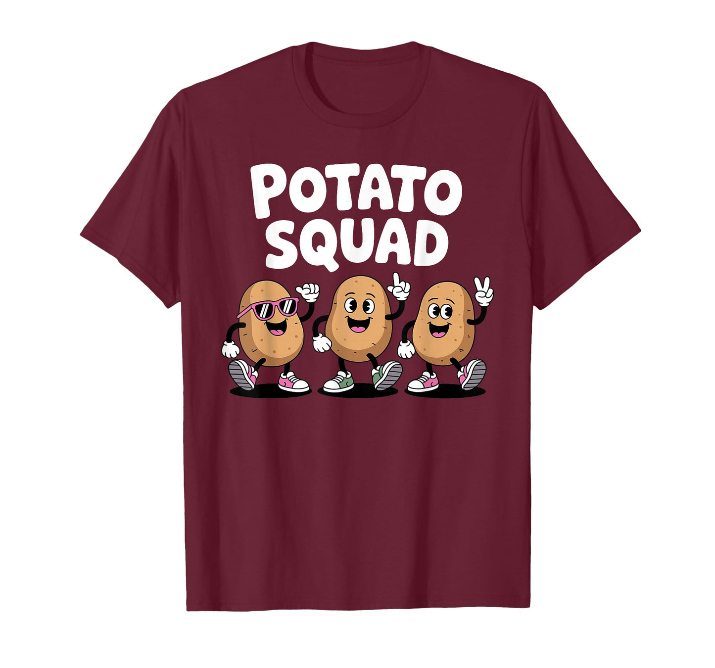 Funny Potato Art for Men Women Potato Novelty Potato Lover T-Shirt