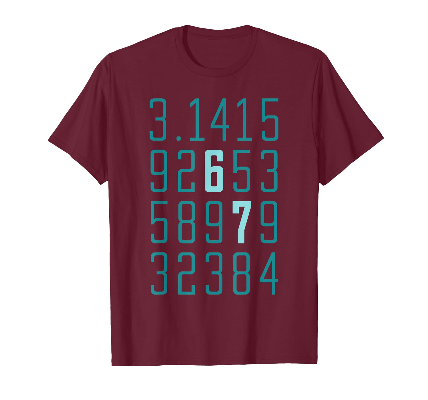 67 Pi Math Meme Slang Funny Six Seven Science Math Teacher T-Shirt