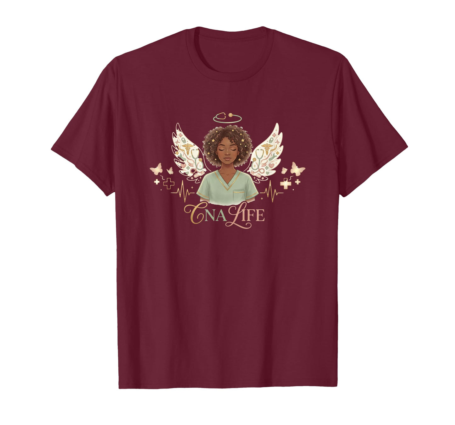 CNA Nurse Life Black History Month African American Nursing T-Shirt