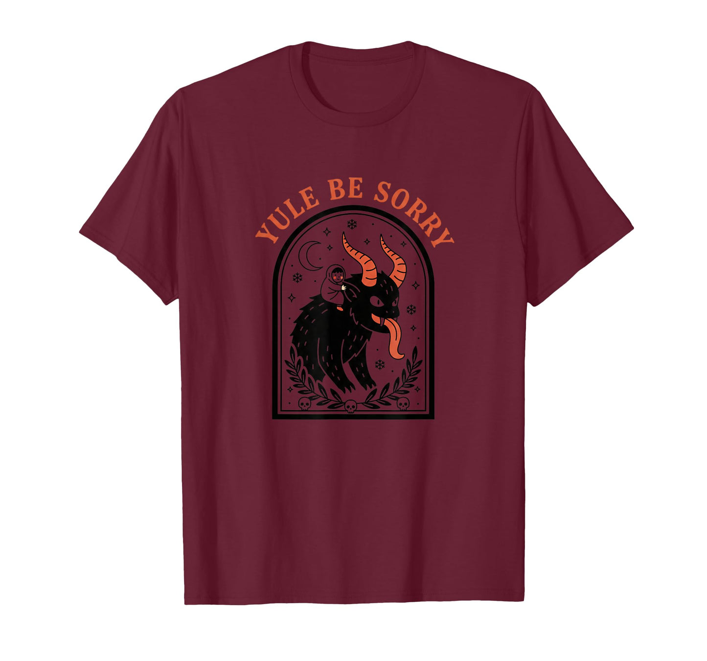 Christmas Yule Be Sorry Krampus, Dark Krampus Devil Holiday T-Shirt