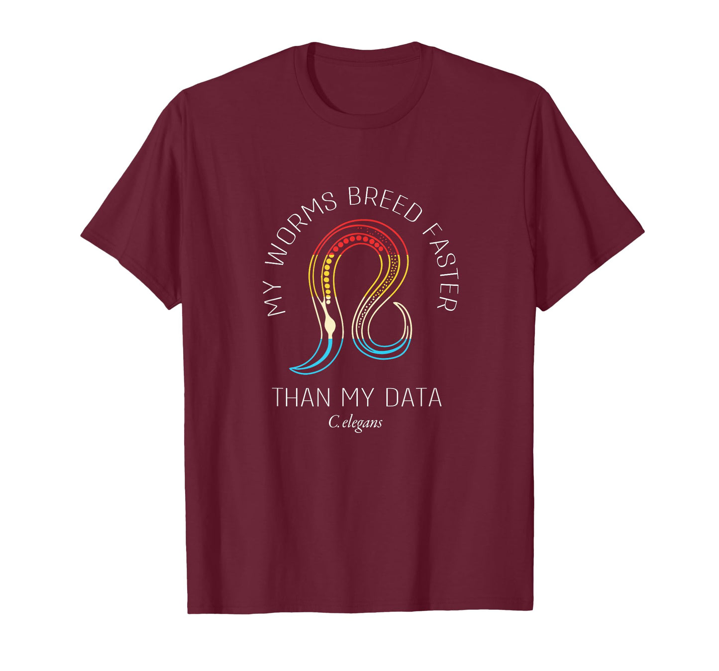 My Worms Breed Faster Biology Student Retro C Elegans T-Shirt
