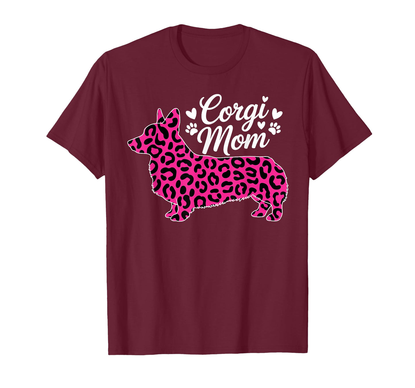 Corgi Leopard Corgi Mom Dog for Women T-Shirt