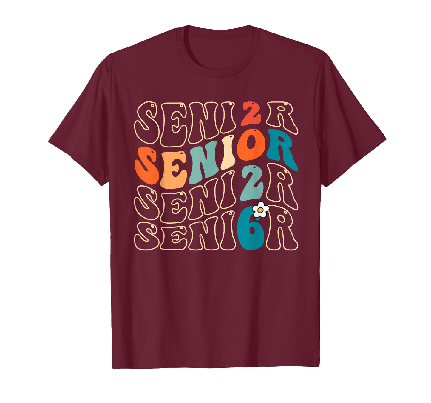 Senior 2026 Class of 2026 Retro Groovy Graduation Grad Women T-Shirt