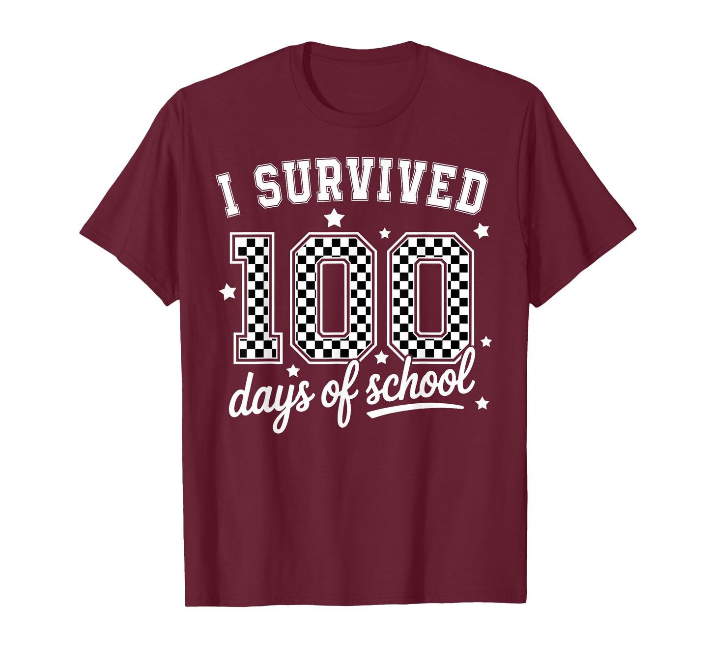 I Survived 100 Days of School Funny Teachers Students Meme T-Shirt