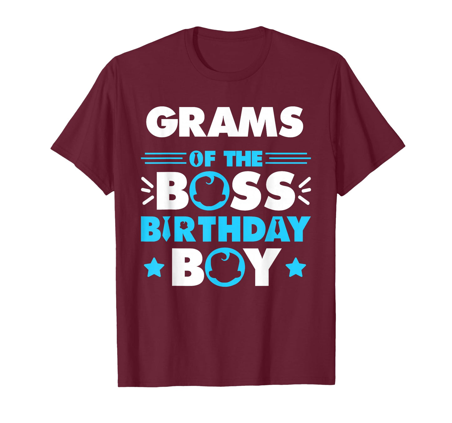 Grams of The Boss Birthday Boy Baby Family Matching T-Shirt