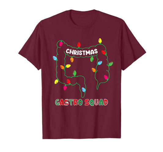Christmas Gastro Squad Funny Doctor Nurse Holiday T-Shirt