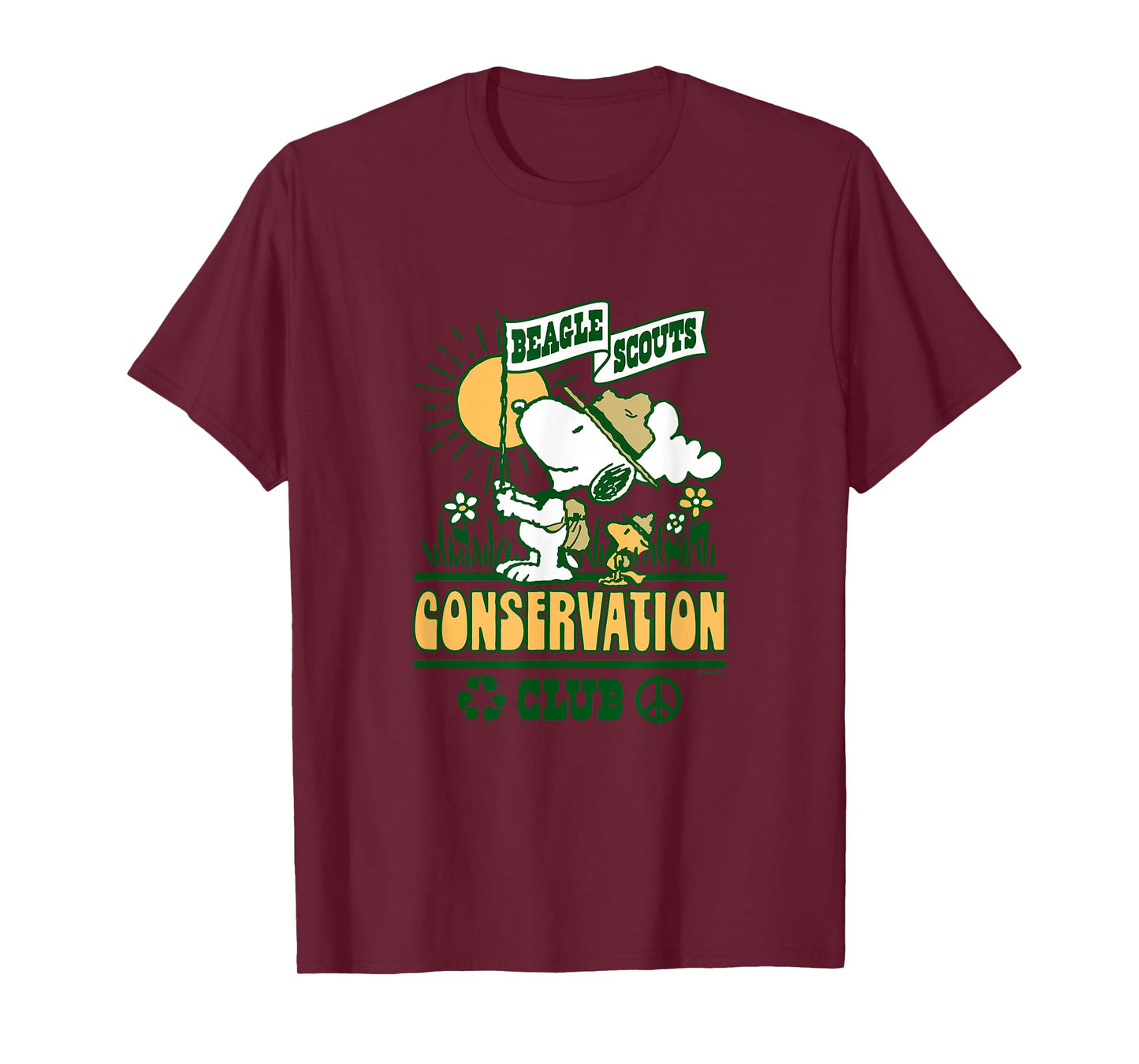 Snoopy Beagle Scouts Conservation Club T-Shirt