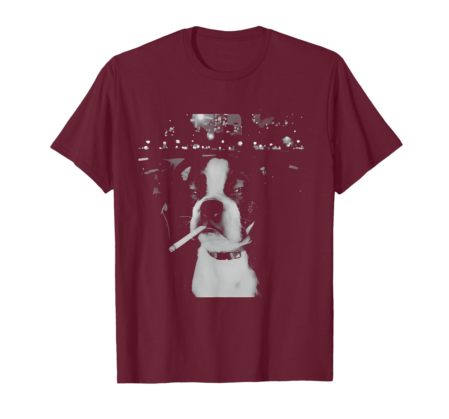 Funny Smoking Dog Meme T-Shirt