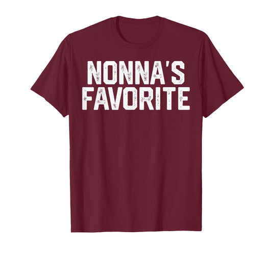 Nonna’S Favorite Funny Grandparent Grandchild Vintage T-Shirt